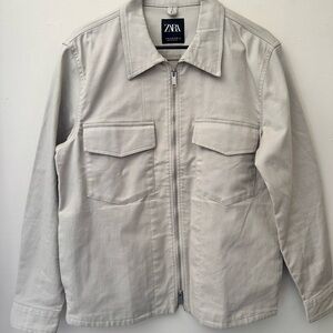 Zara Men's Stone Gray Jacket size M